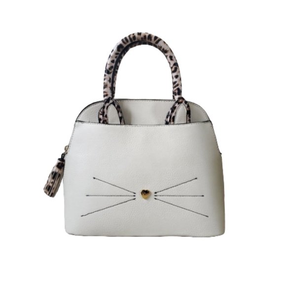 Collection XIIX Handbags - Collection XIIX Animal Print Cat Bag